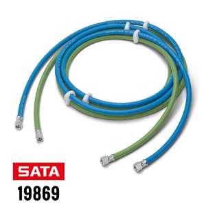 SATA Çift Hortum - Çap 9x9mm - 1,2 metre