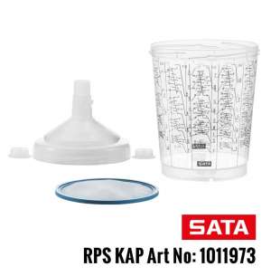 SATA RPS 0.9ltr Kapak ve 125m. Düz Süzgeç Seti