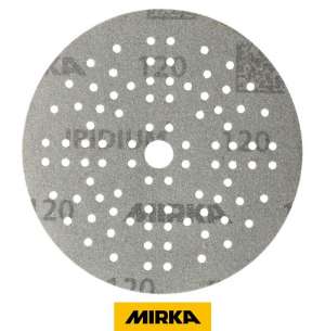 MIRKA IRIDIUM 125mm 89D Cırtlı Zımpara