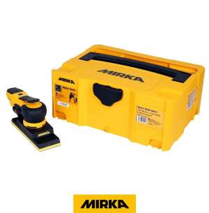 MIRKA DEOS 383CV 70x198mm Toz Emişli Zımpara Makinesi - TAŞIMA KUTULU