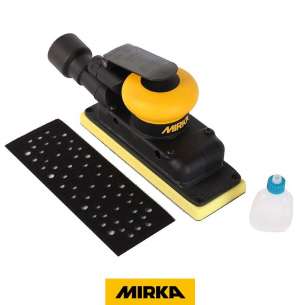 MIRKA OS 383CV 70x198mm Toz Emişli Havalı Zımpara Makinesi