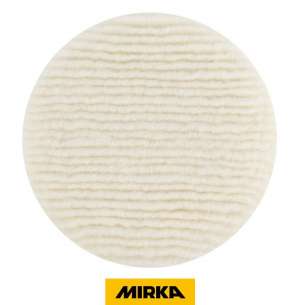 MIRKA Kıvrımlı Yün Polisaj Ped 150mm Grip, 2/Paket