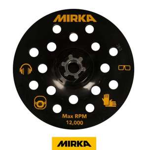 MIRKA Toz Emiş Başlığı için 125MM DESTEKLEME Pedi M14 17D