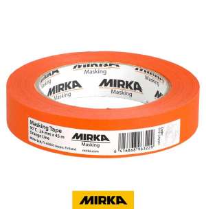 MIRKA Maskeleme Bantı 90°C Turuncu Seri 24mmx45m, 36/Paket