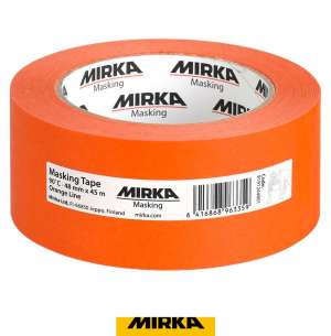 MIRKA Maskeleme Bantı 90°C Turuncu Seri 48mmx45m, 18/Paket