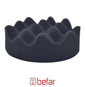 BEFAR Waffle Cırtlı Polisaj Süngeri - Çap 80mm