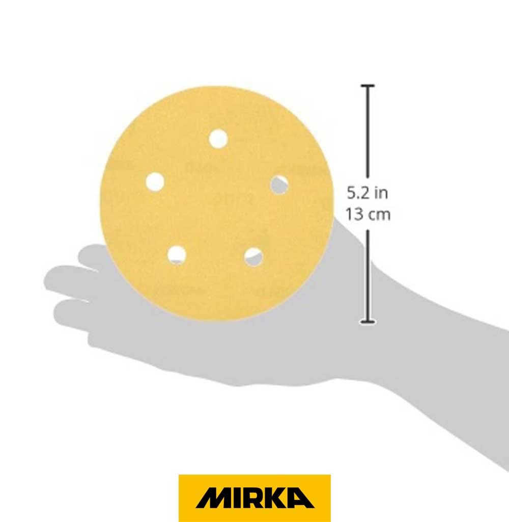 MIRKA GOLD 125mm 5D Zımpara
