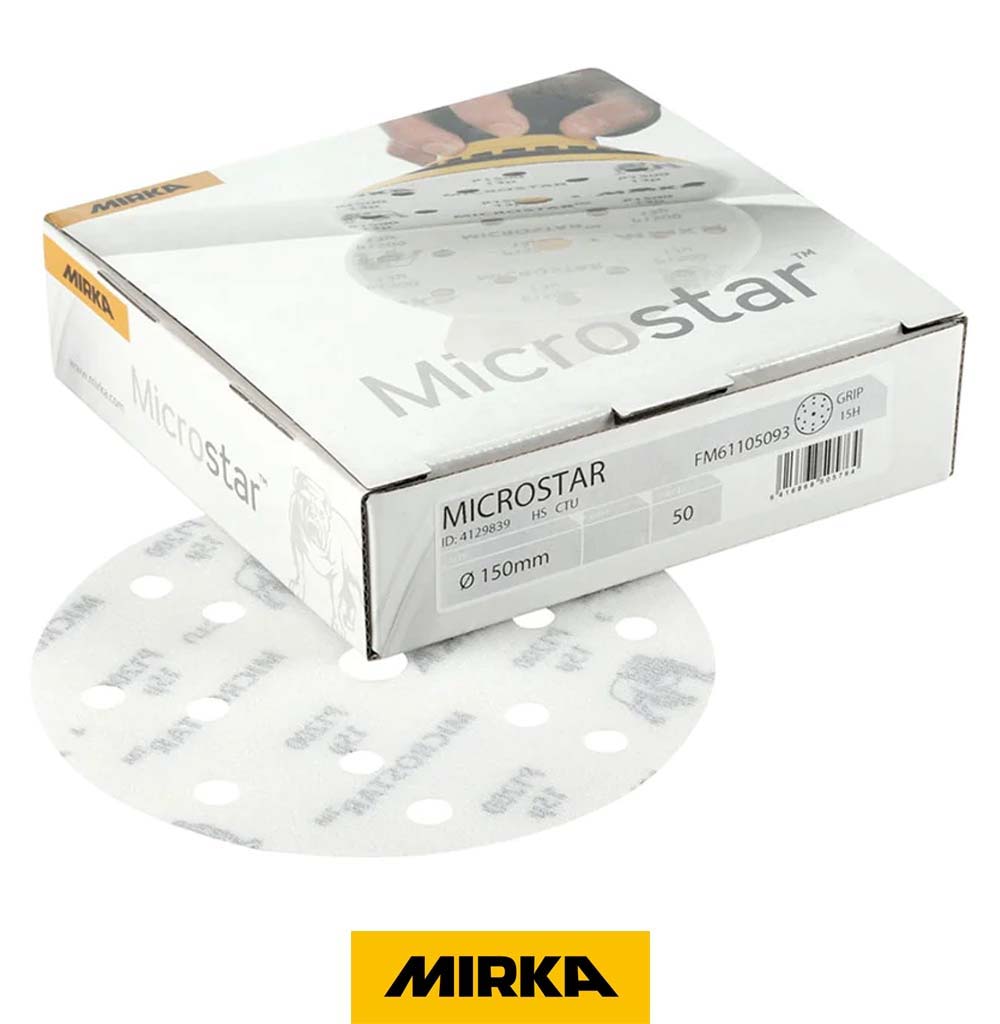 MIRKA MICROSTAR 150mm 15D Zımpara