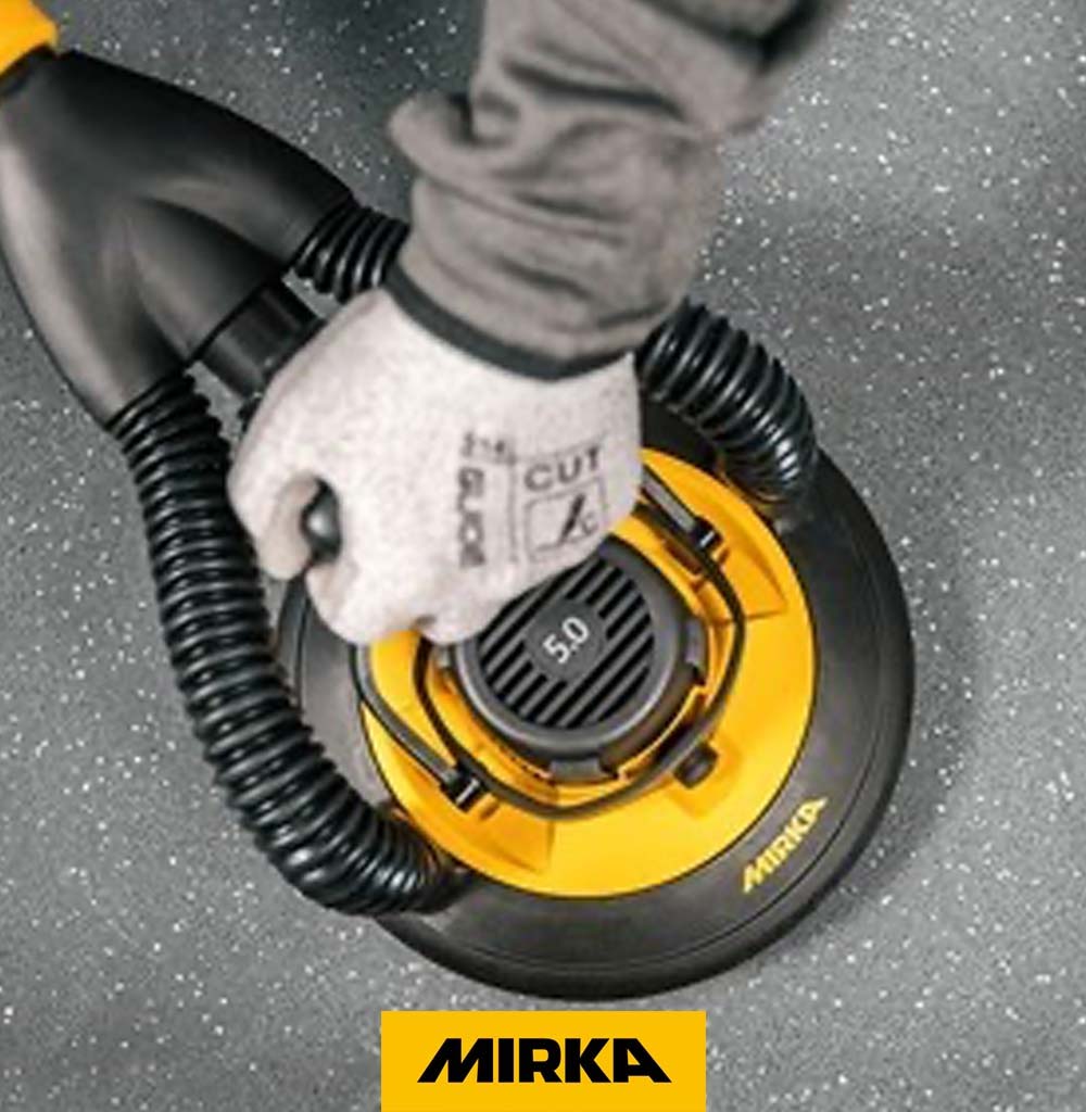 Mirka LEROS 950CV Duvar Zımpara Makinesi 225mm Orbit 5,0 + Çanta