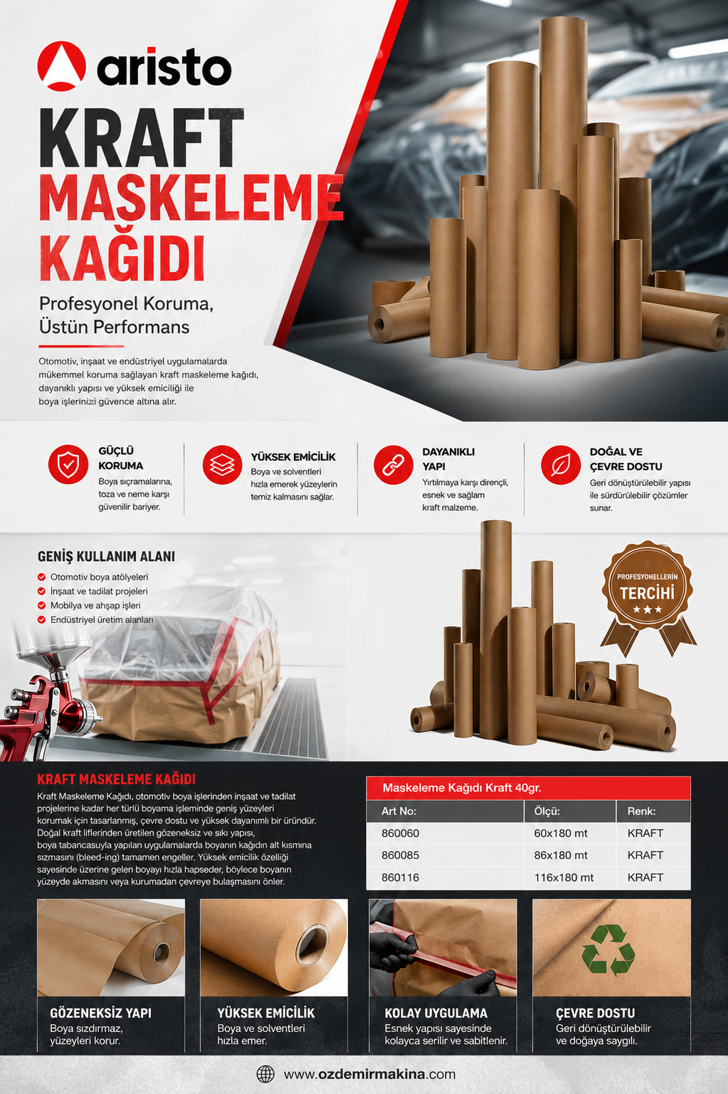 Aristo Kraft Maskeleme Kağıdı