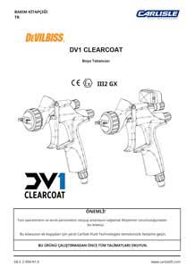 DevilBiss DV1 ClearCoat boya tabancası kullanım kılavuzu